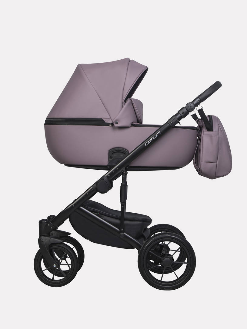 Коляска 3 в 1 Riko Basic Ozon Pastel 02, Фиолетовый