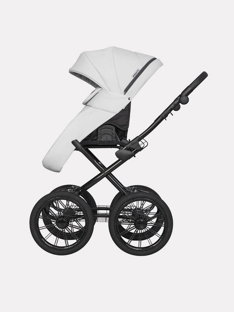 Коляска 2 в 1 Riko Basic Aicon Ecco Prestige 02 белый