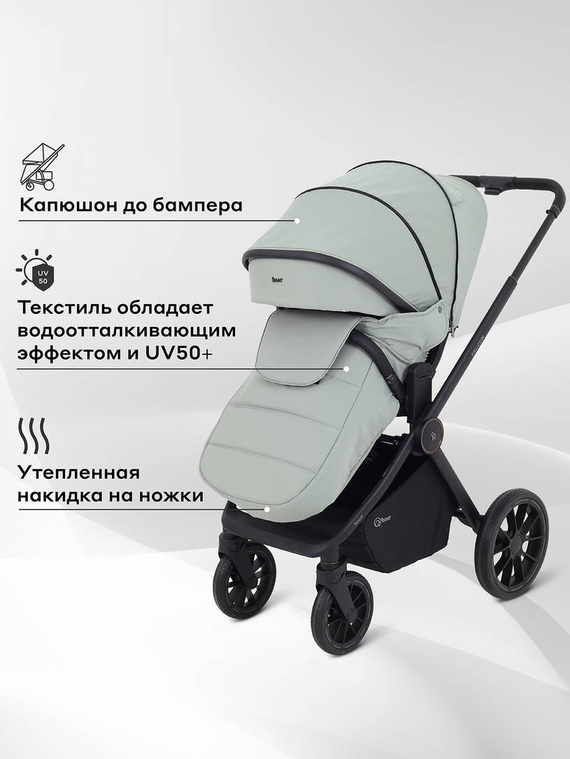 Коляска 2 в 1 Rant Falcon Neo Sage