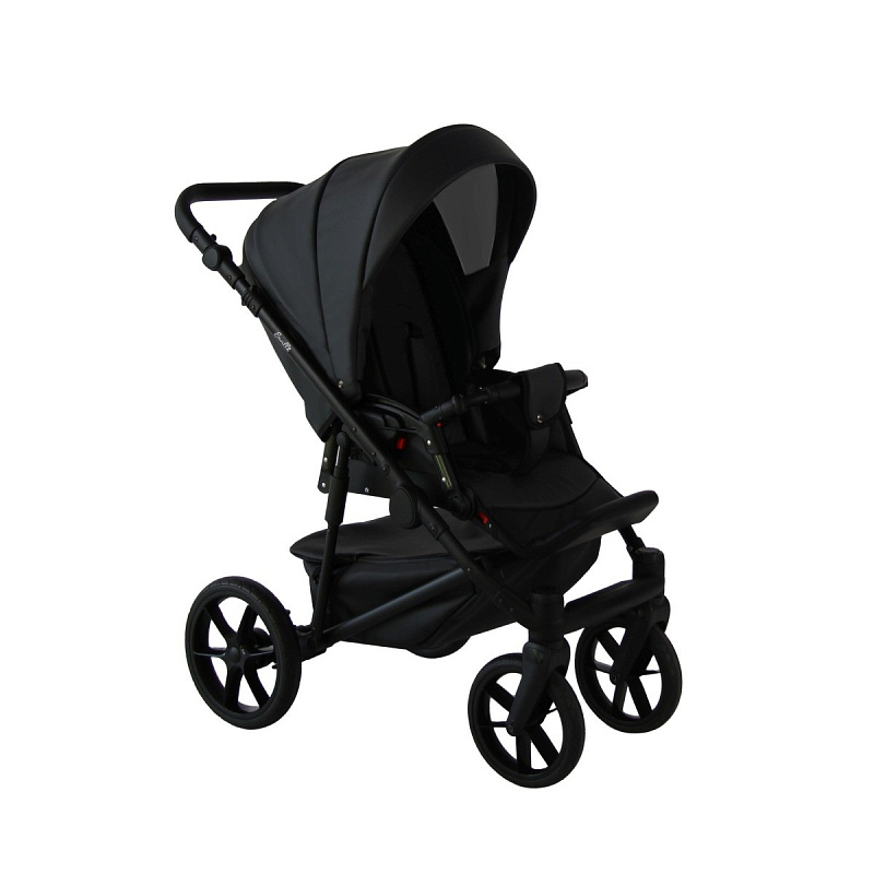 Детская коляска Sevillababy Tisso 2 в 1 черный экокожа