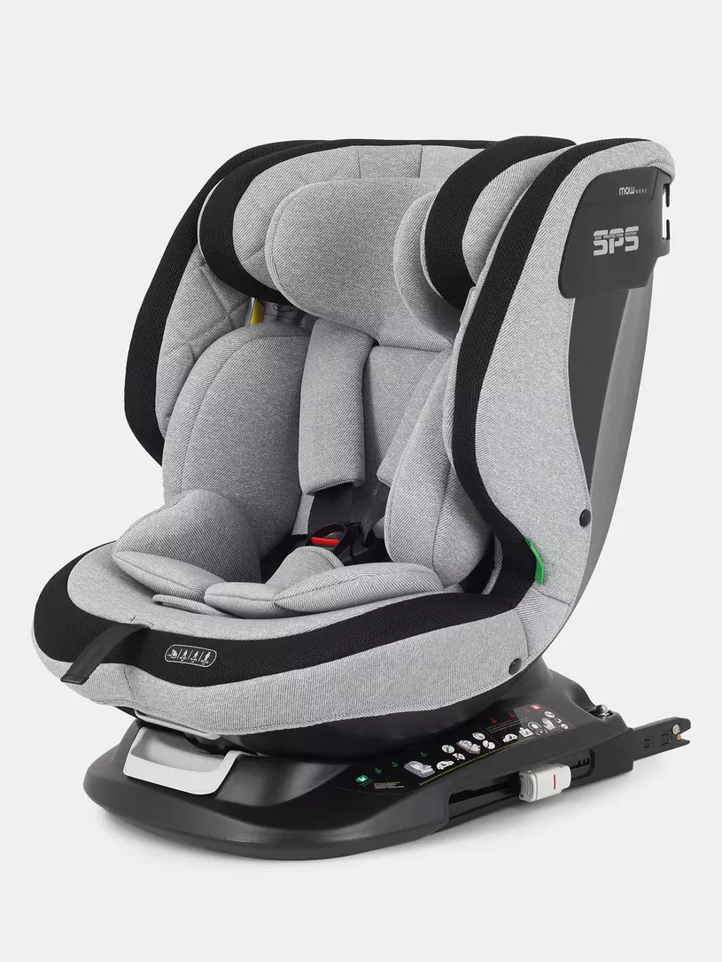 Автокресло Mowbaby Motion isofix (40-150 см) Light grey