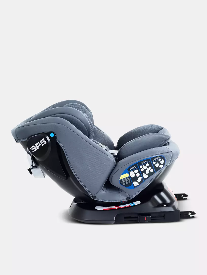Автокресло Rant Nitro new isofix группа 0/1/2/3 (0-36 кг) Grey
