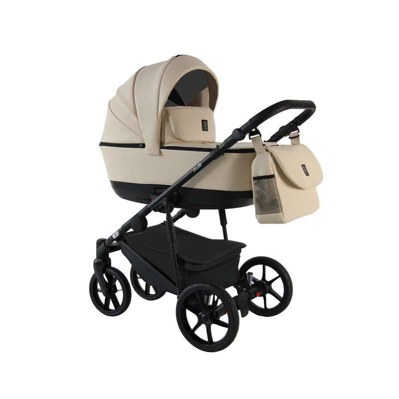 Детская коляска Sevillababy Tisso 2 в 1 светло-бежевый экокожа