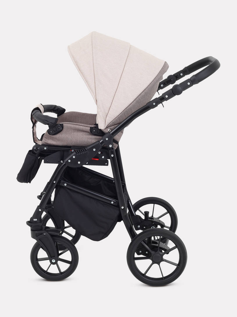 Коляска 2 в 1 Rant Dream 2024 09 коричневый-бежевый