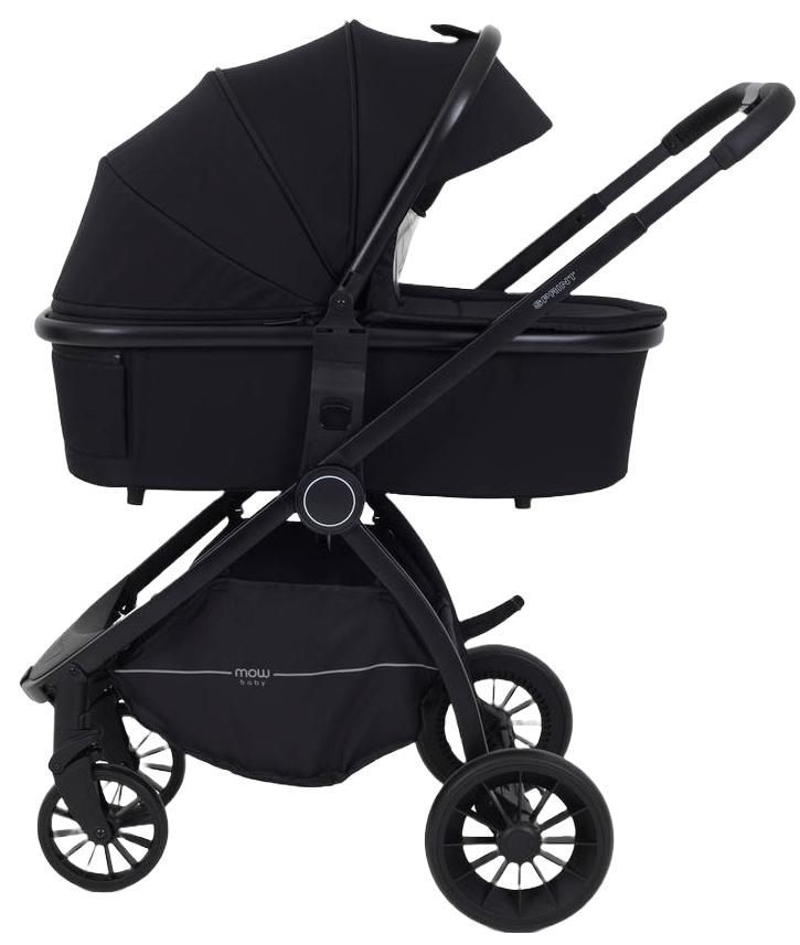 Коляска 2 в 1 MOWBaby SPRINT MB321 Black