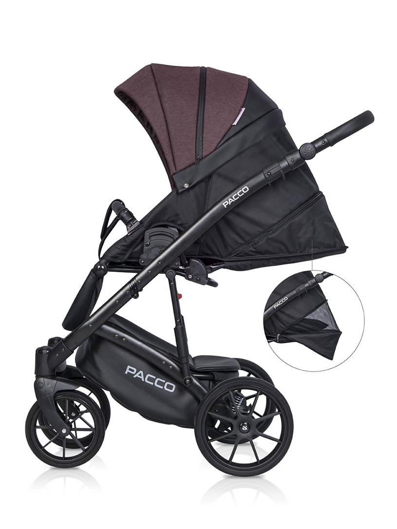Коляска 2 в 1 RIKO BASIC PACCO 01 Plum