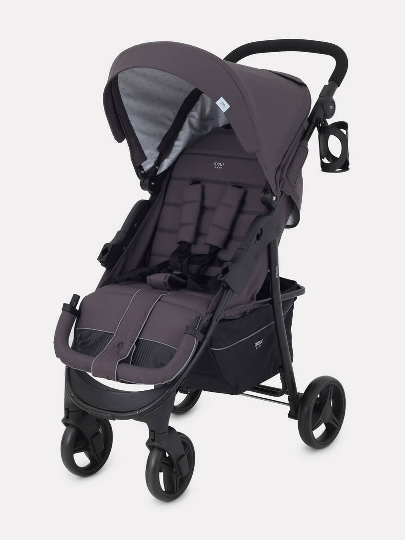 Коляска прогулочная Mowbaby Cross 2024 carbon