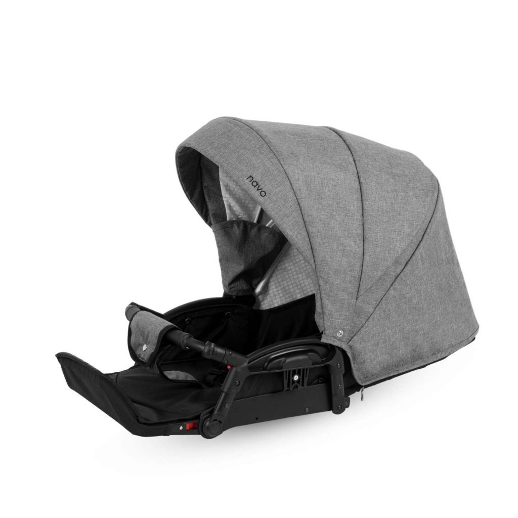 Коляска 2 в 1 Camarelo Navo, Темно-серый меланж