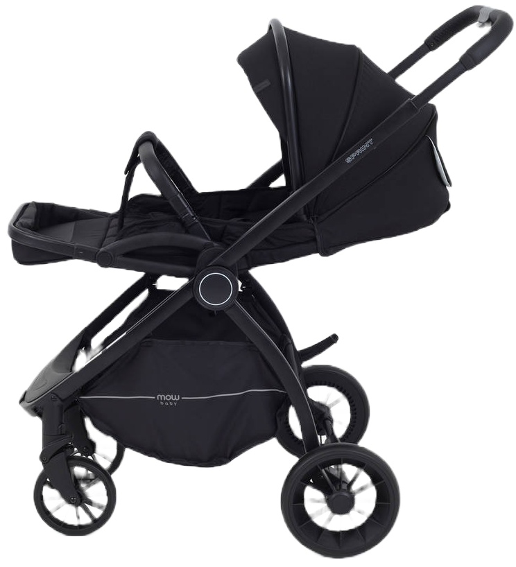 Коляска 2 в 1 MOWBaby SPRINT MB321 Black