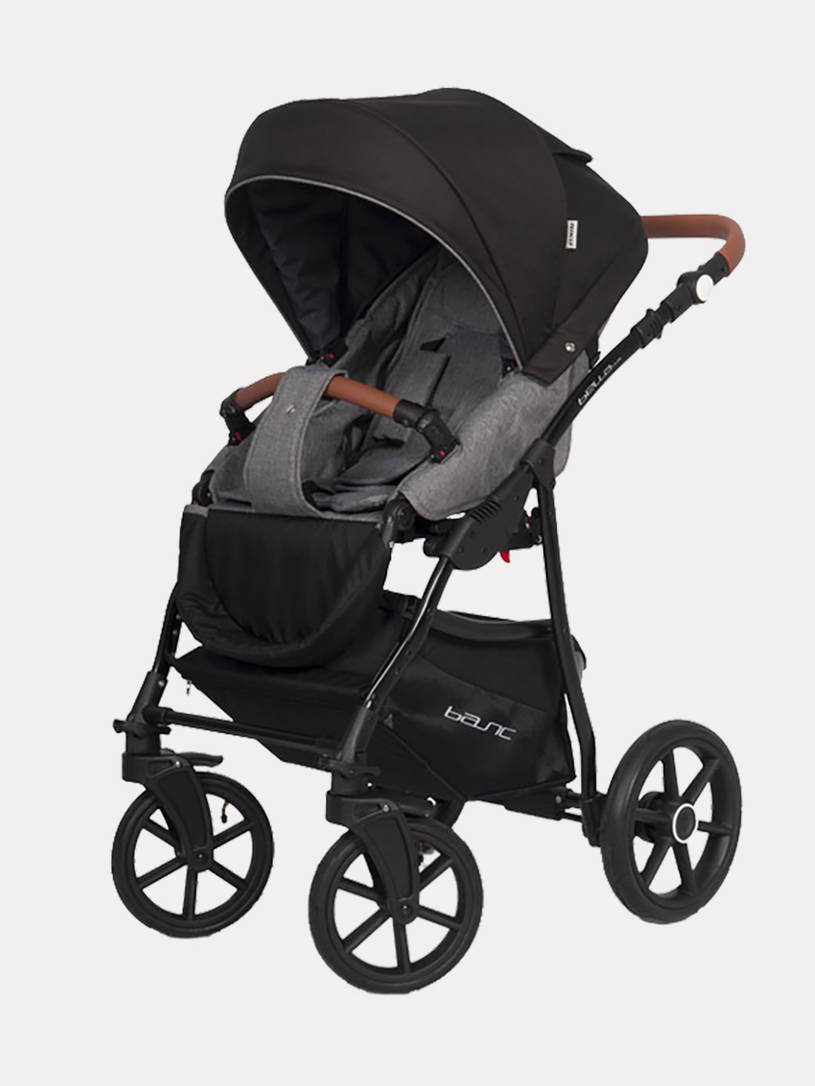 Коляска 2 в 1 Riko Basic Bella Lux 01 темно-серый