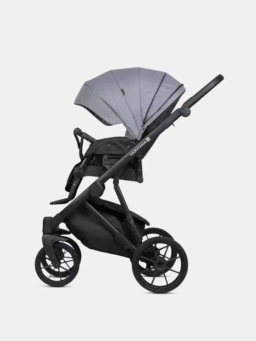 Коляска 3 в 1 Riko Basic Montana X Plus 40 Graphite