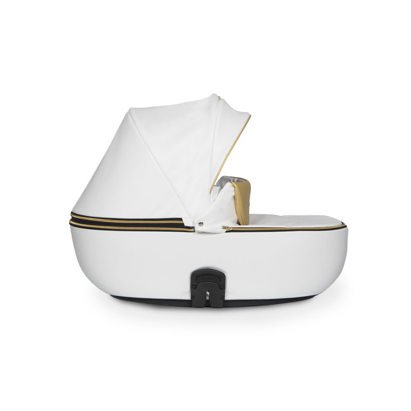 Коляска 2 в 1 Riko Basic Ozon Premium 33 белый-золотой