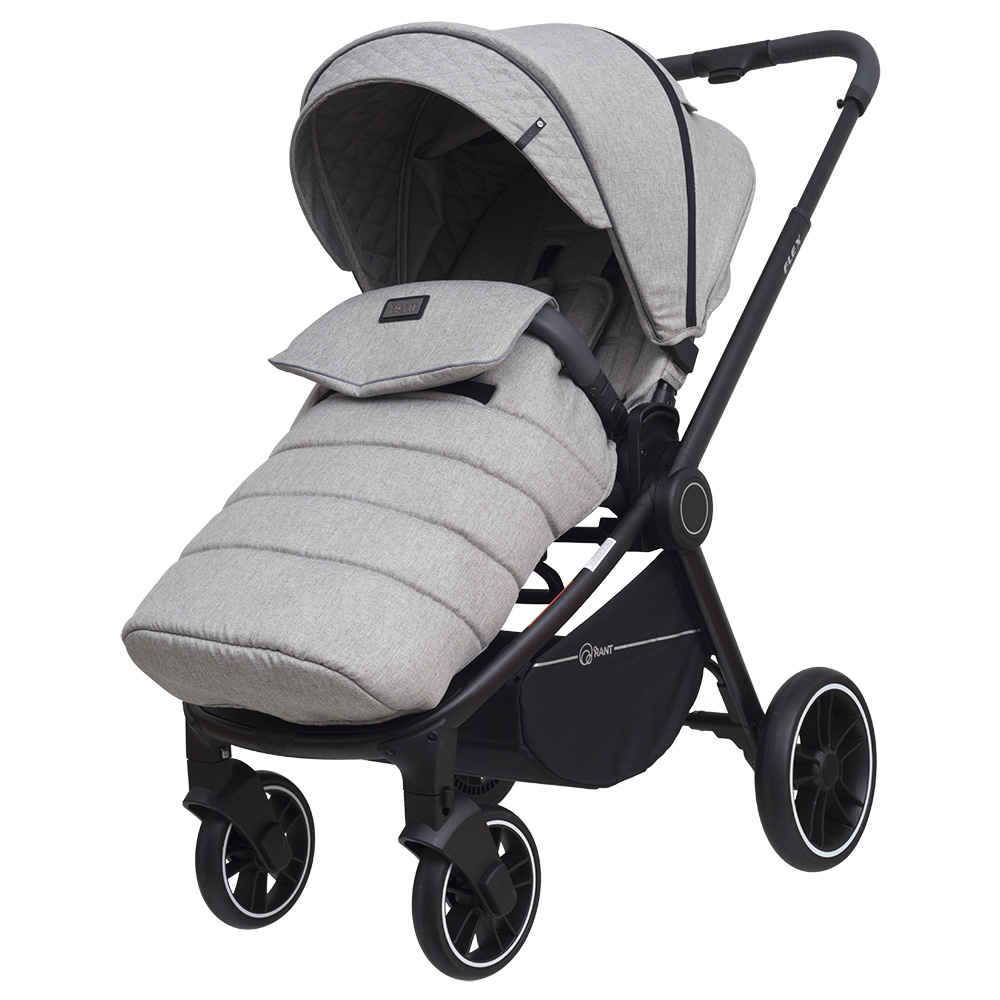 Коляска 3 в 1 Rant Flex Trends Light Grey серый