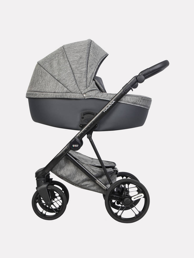 Коляска 2 в 1 Riko Basic Havana 03 графит