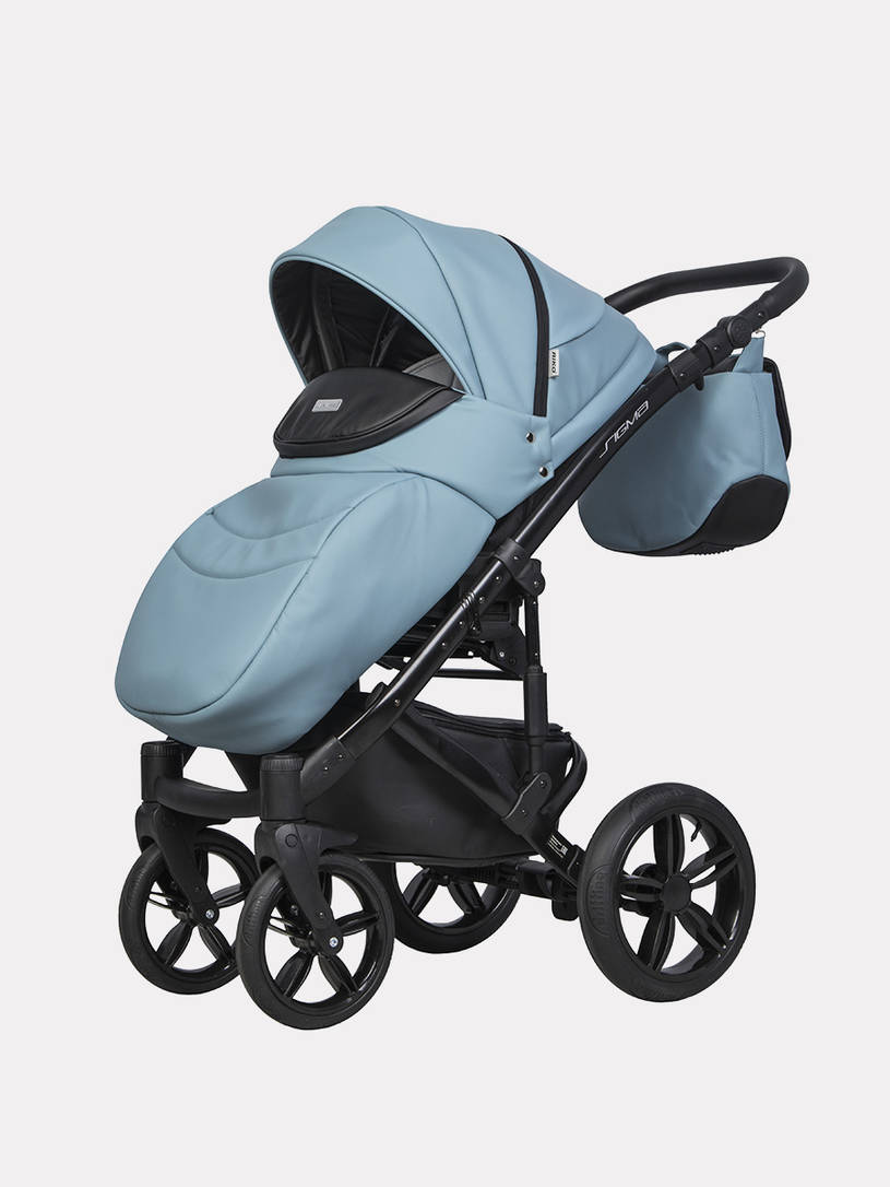Коляска 2 в 1 Riko Sigma Pro Сrystal blue