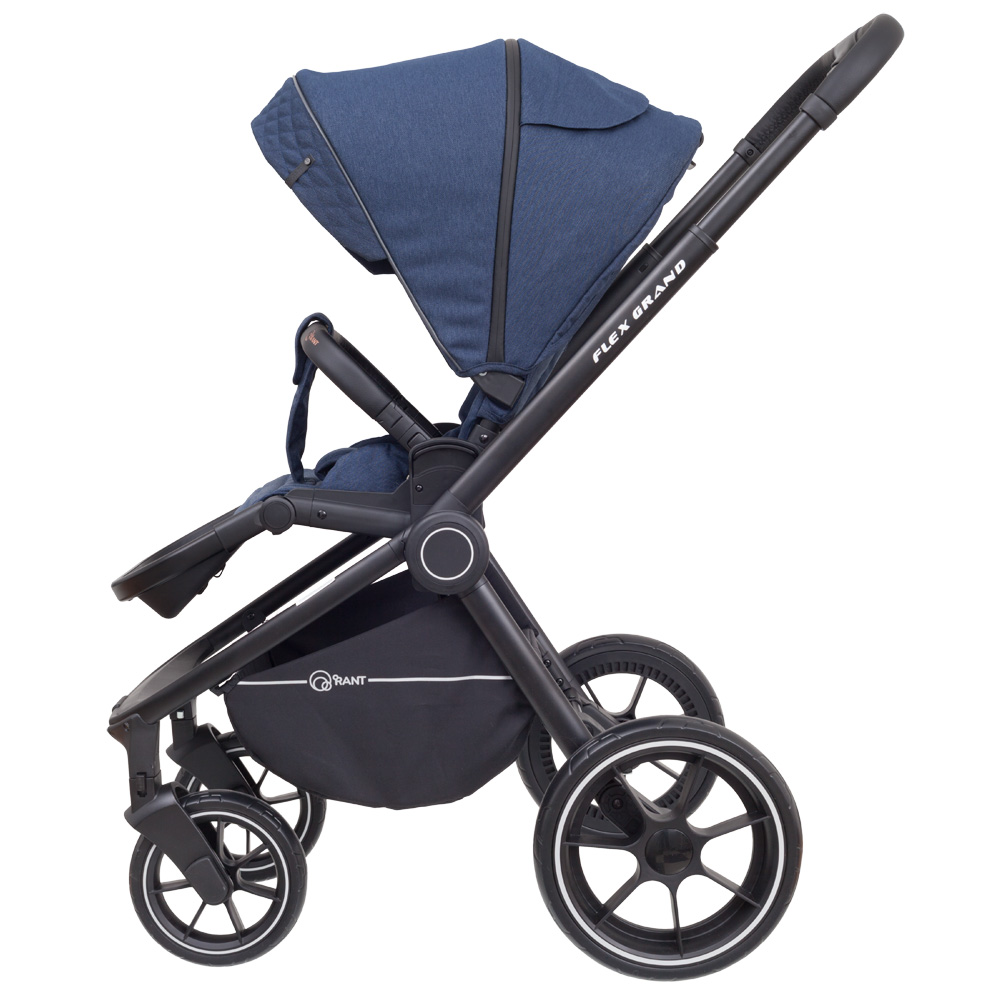 Коляска 3 в 1 Rant Flex Grand Jeans Blue синий