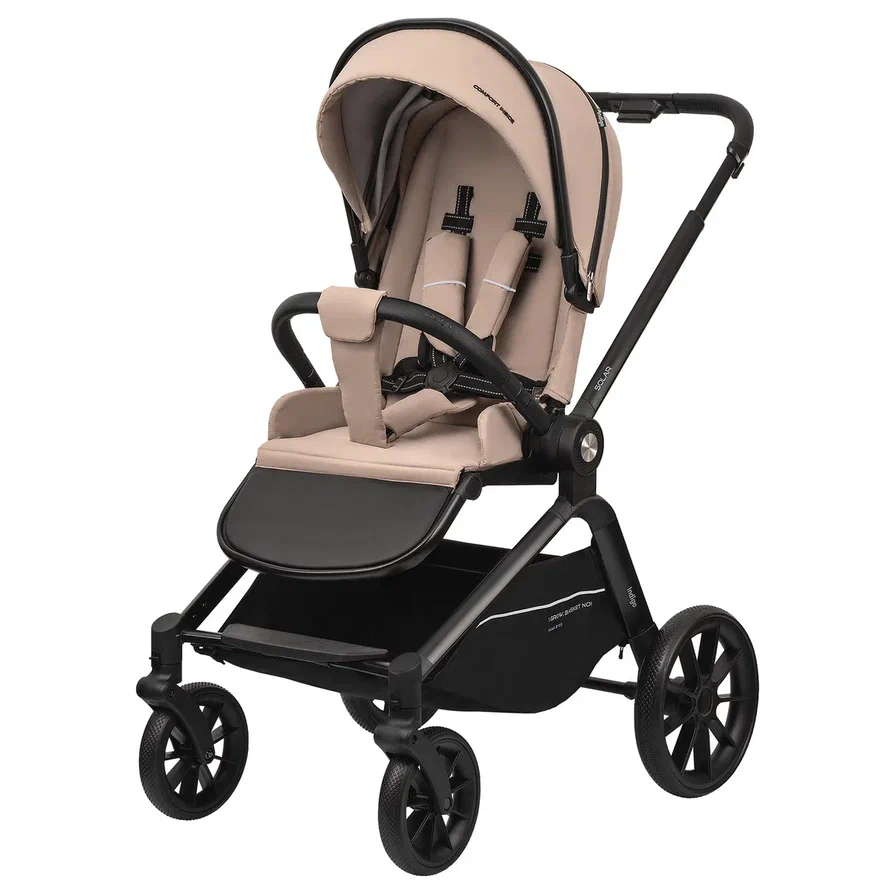 Коляска 2 в 1 Indigo SOLAR бежевый