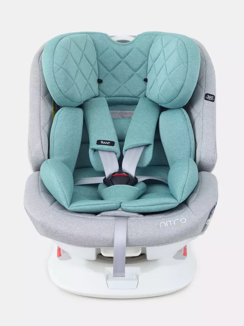 Автокресло Rant Nitro 0/1/2/3 (0-36 кг) Grey/Mint