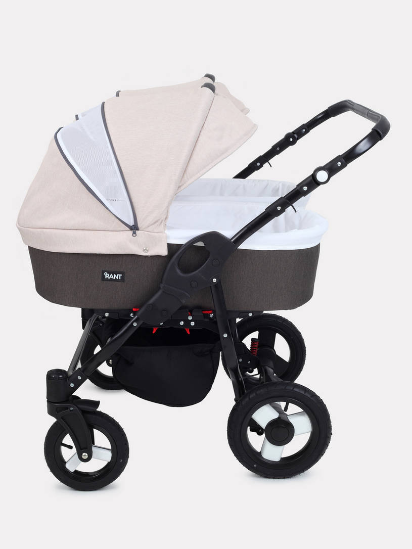 Коляска для двойни 2 в 1 Rant Dream Duo 05 коричневый-бежевый