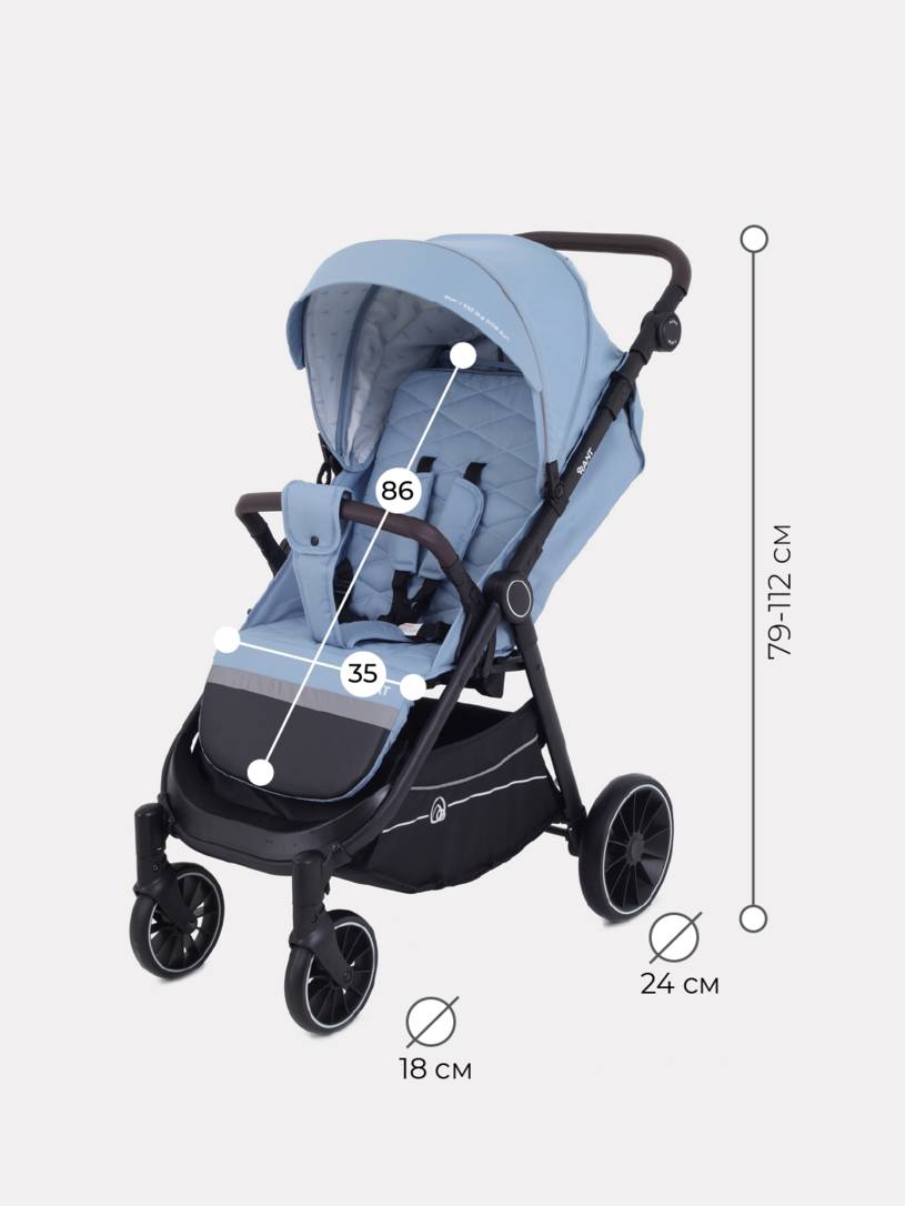 Коляска прогулочная RANT BEAT RA851 Pacific Blue