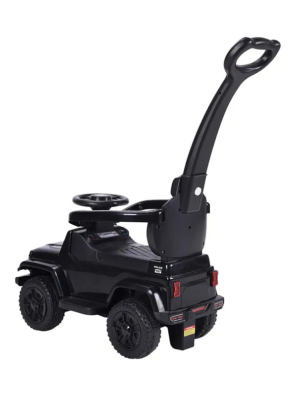 Детская каталка Sevillababy Police 3 в 1 с ручкой BC219 black/черный