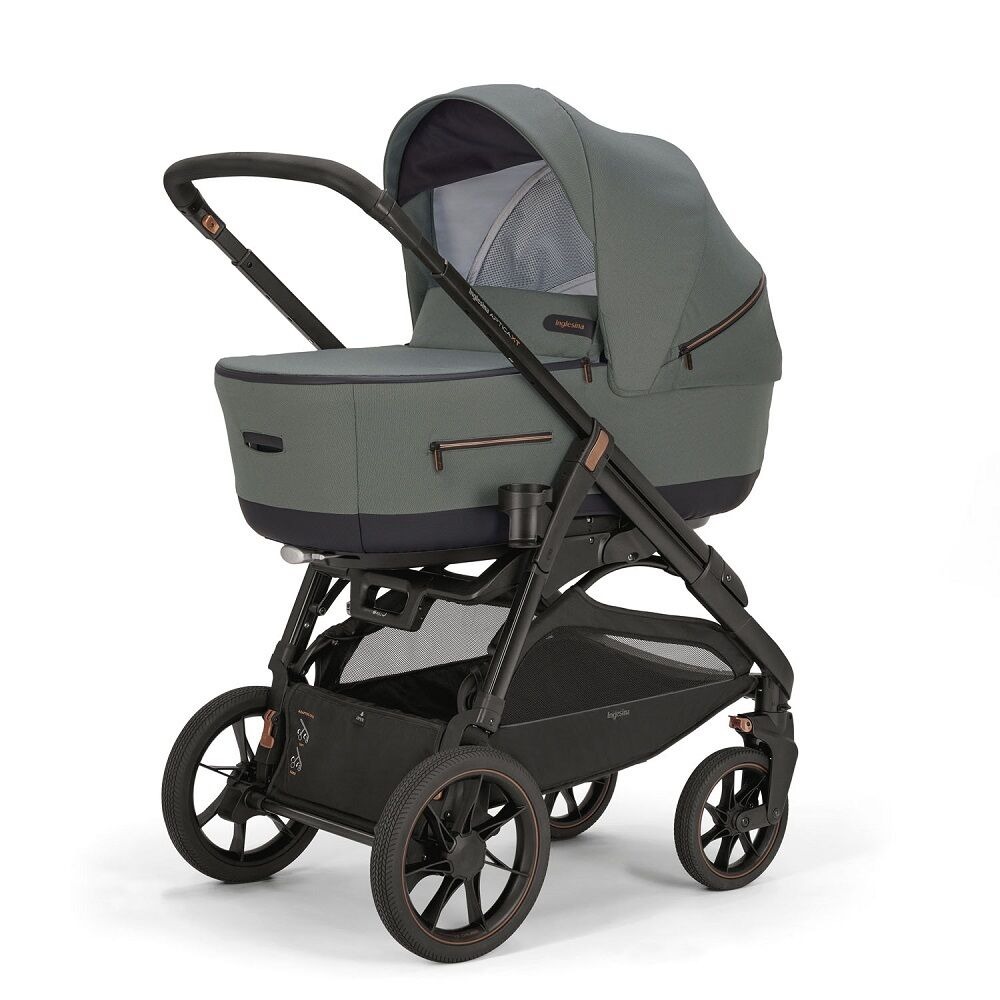 Коляска 3 в 1 i-Size Inglesina Aptica XT New с подставкой под люльку Standup, Taiga Green
