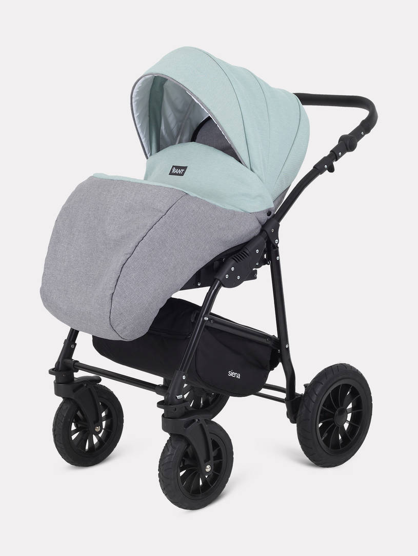 Коляска Rant Siena 2024 10 серый-ментоловый