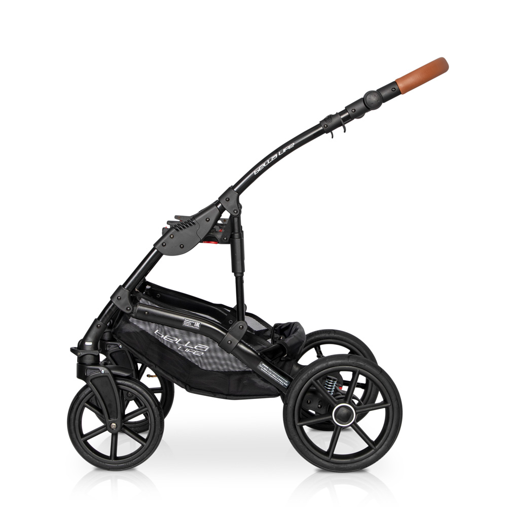 Коляска 3 в 1 Riko Basic Bella Life 02 Basil зеленый