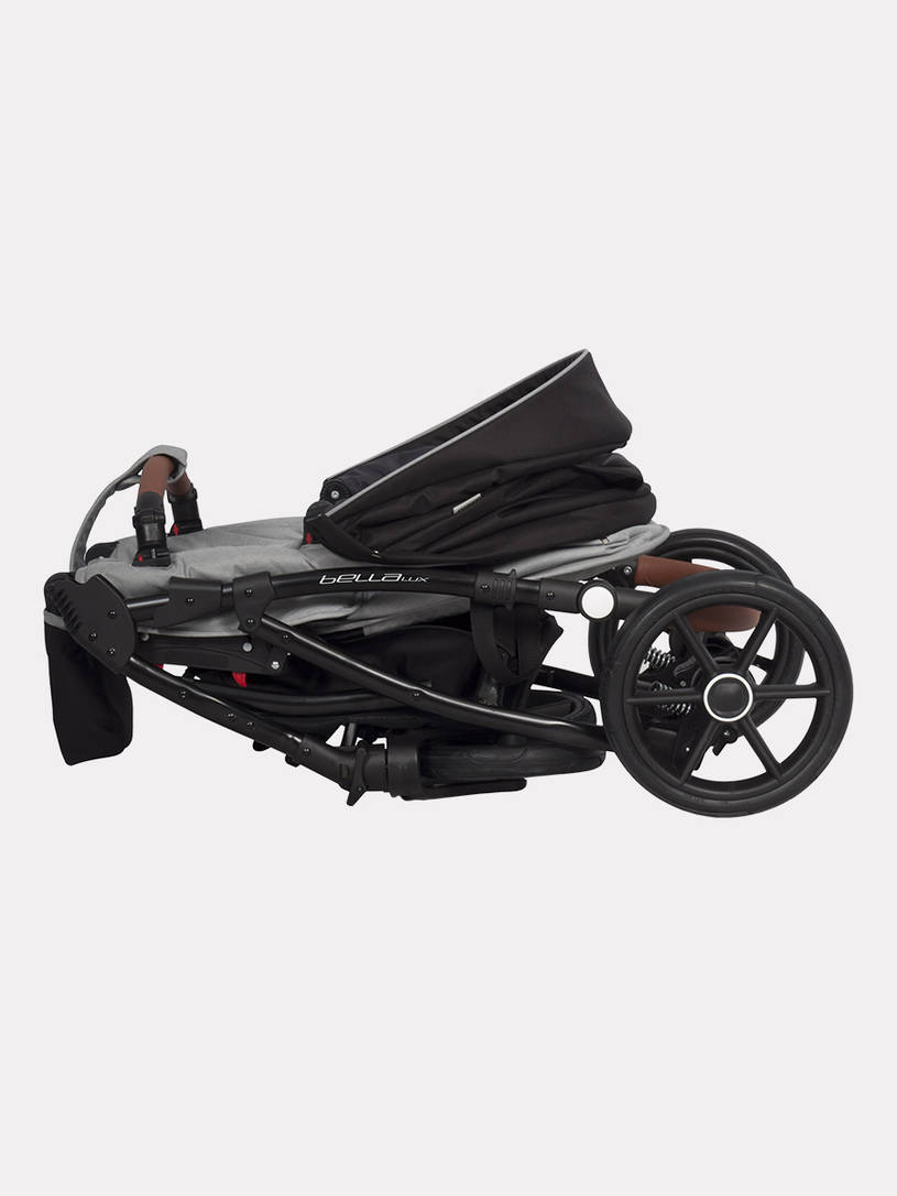 Коляска 2 в 1 Riko Basic Bella Lux 01 темно-серый