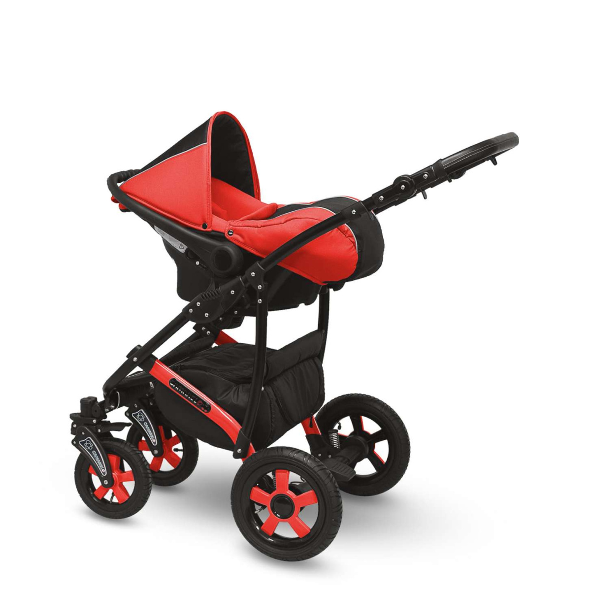 Коляска Camarelo Sevilla WXSE 3 в 1 красный