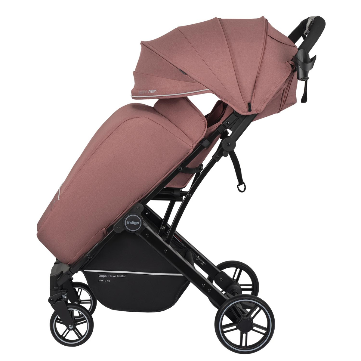 Коляска прогулочная Indigo TRIP розовый