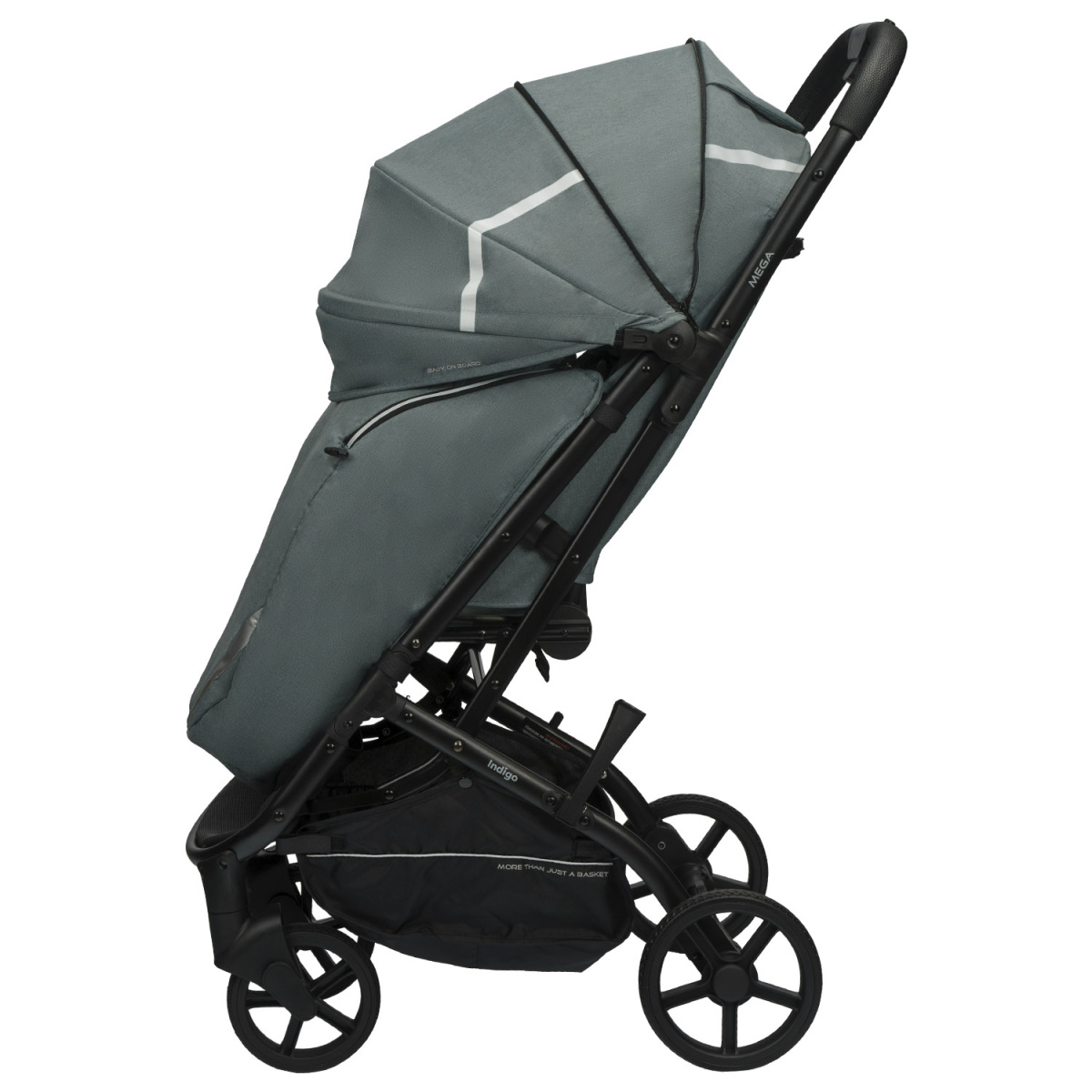 Коляска прогулочная Indigo MEGA зеленый