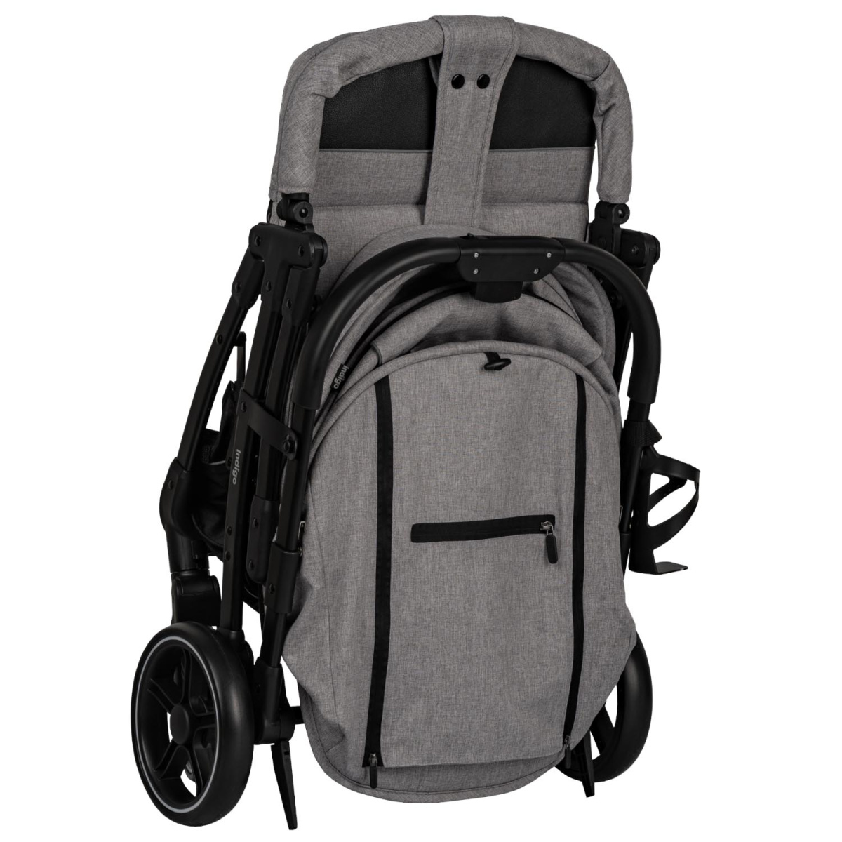 Коляска прогулочная Indigo FROST серый