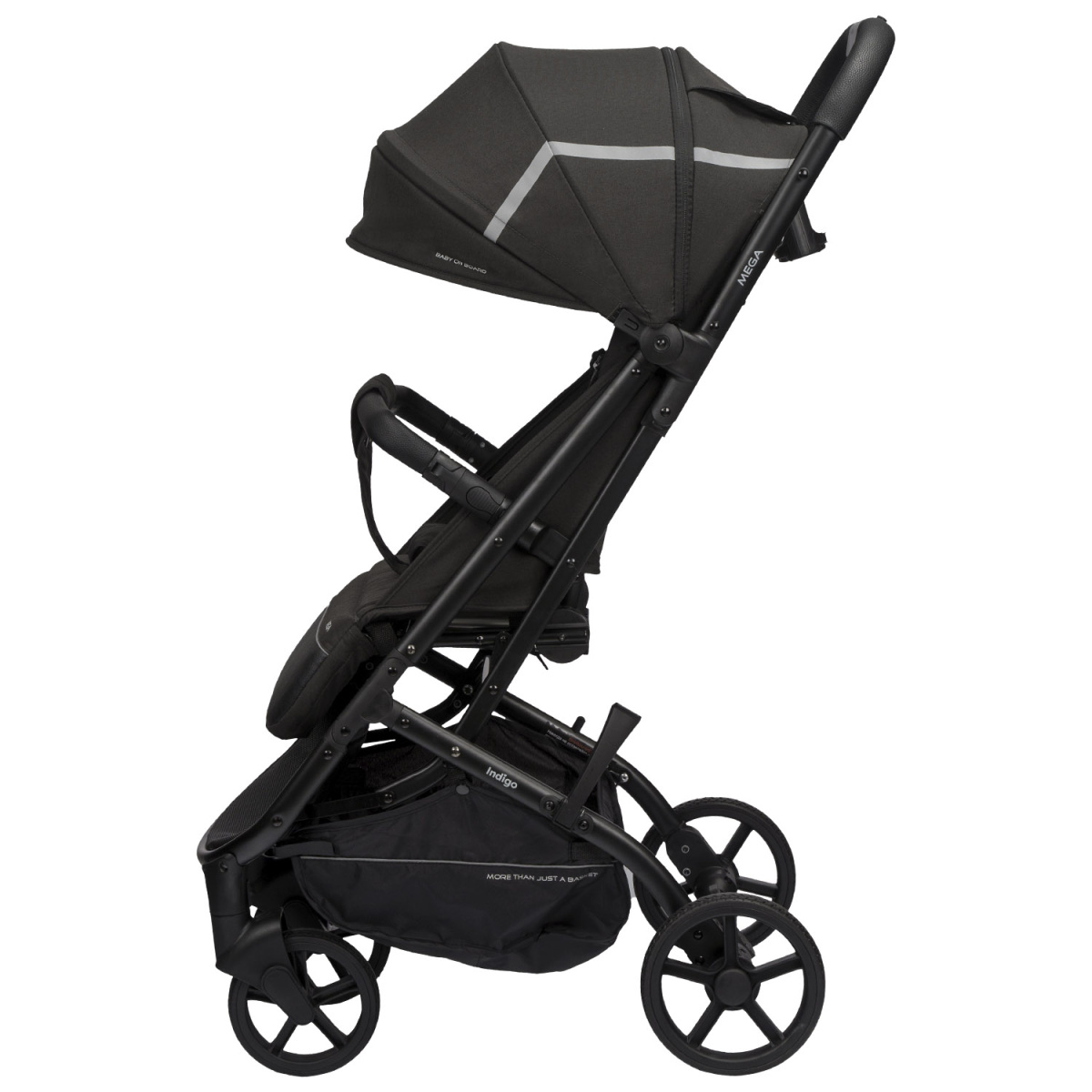 Коляска прогулочная Indigo MEGA черный