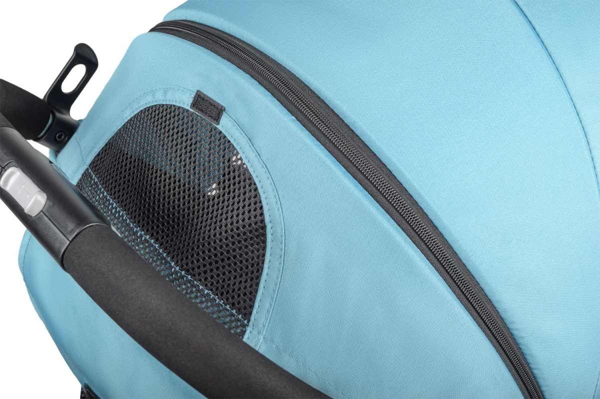 Коляска детская прогулочная Farfello Comfy Go (Smoke mint (серебро))