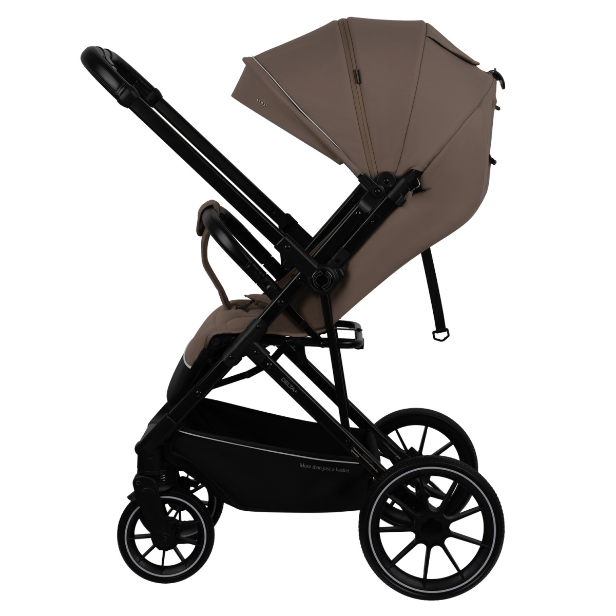Коляска прогулочная Indigo Delta+ темно-бежевый