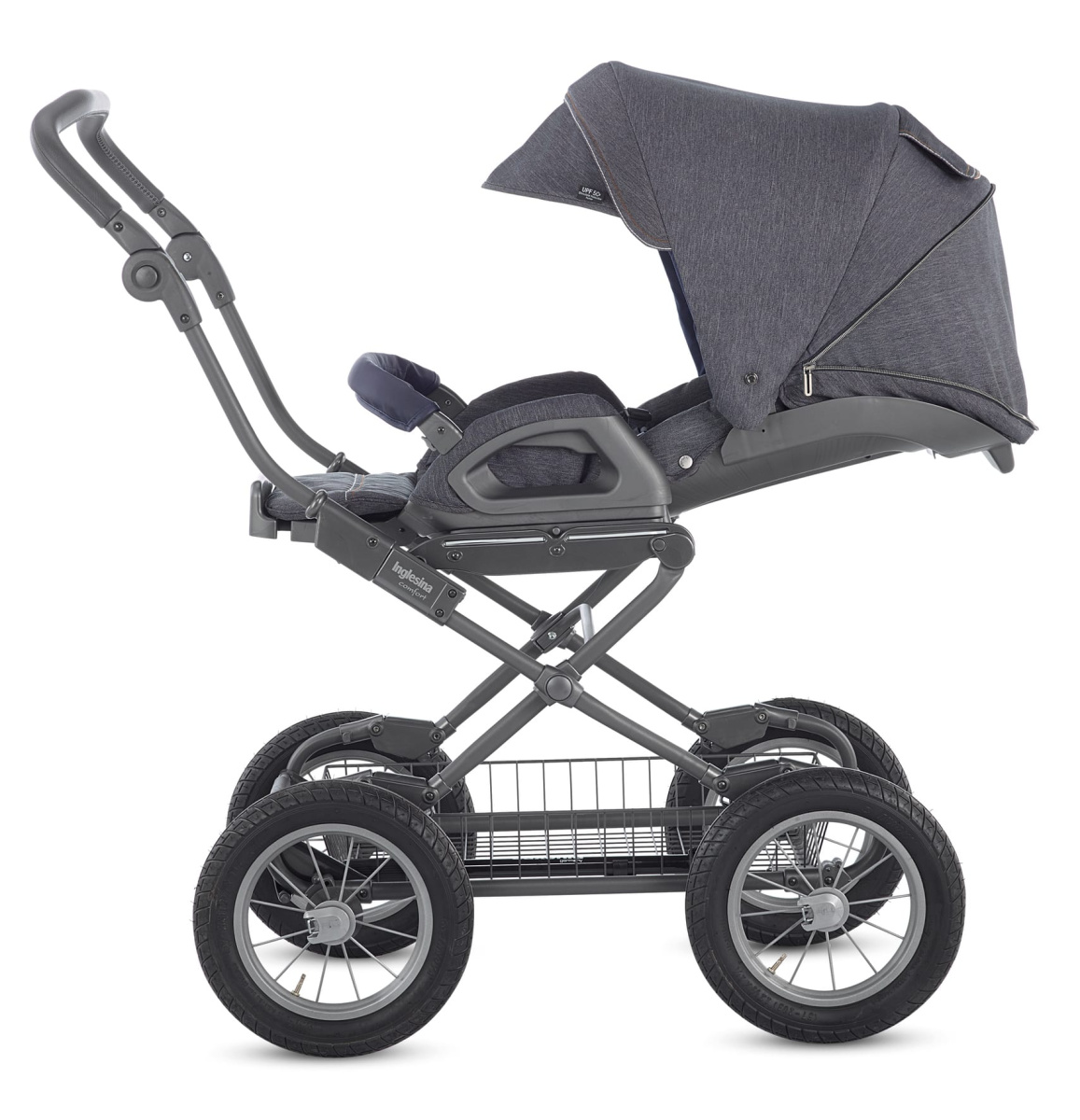 Коляска 2 в 1 Inglesina Sofia с подставкой под люльку Stand Up, Village Denim