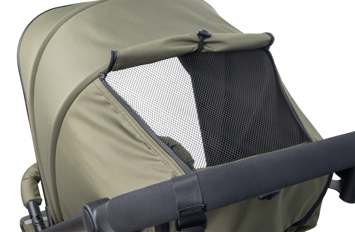 Коляска детская прогулочная Farfello Bonnie black (Fresh Green/свежая зелень)