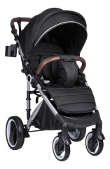 Коляска детская прогулочная Farfello Bino Angel Plus (Black Черный)