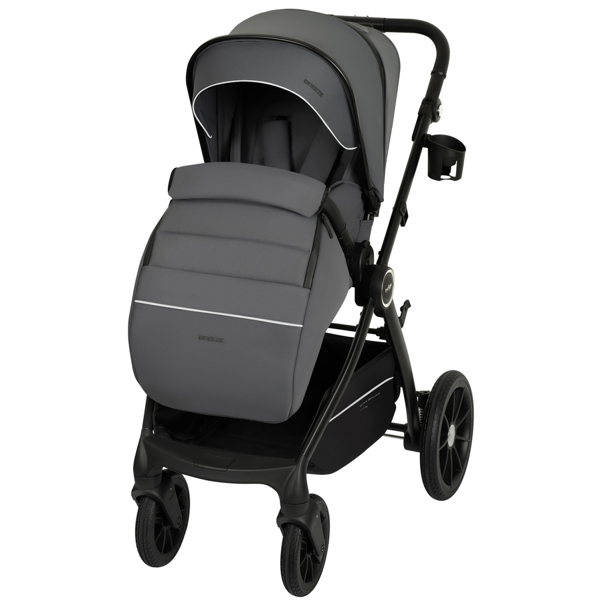 Коляска прогулочная Indigo BREEZE серый
