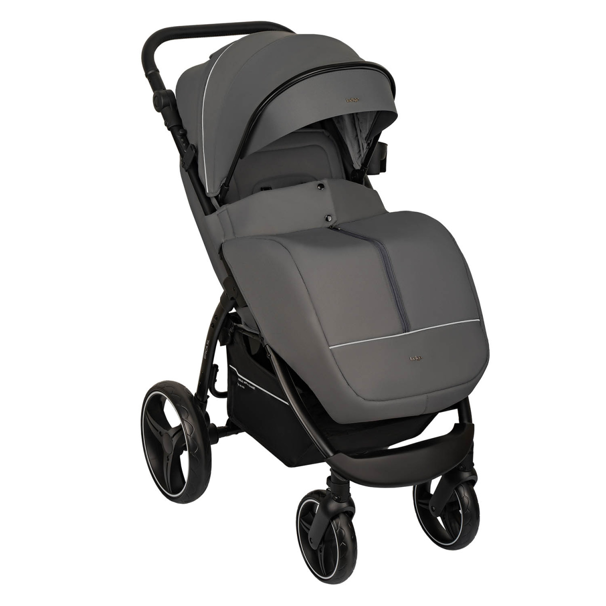 Коляска прогулочная Indigo EPICA XL темно-серый