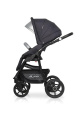 Коляска 3 в 1 Riko Basic Alfa Ecco 01 черно-белый