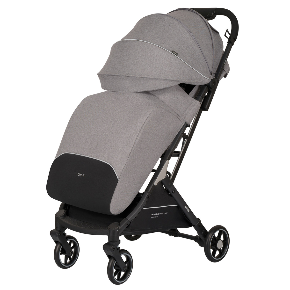 Коляска прогулочная Indigo ONYX серый