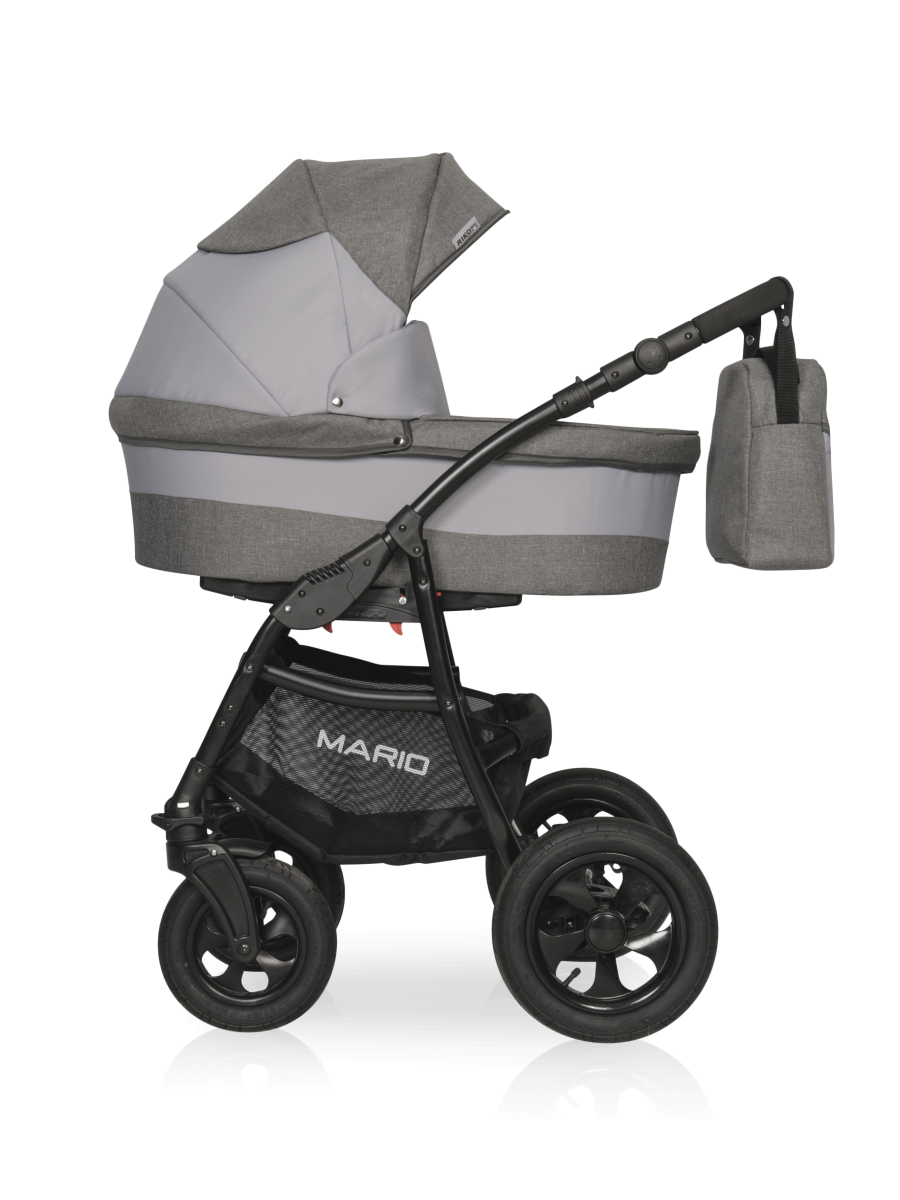 Коляска 2 в 1 Riko Basic Mario 10 серый