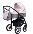 Коляска 2 в 1 Rant Dream 03 серый-розовый