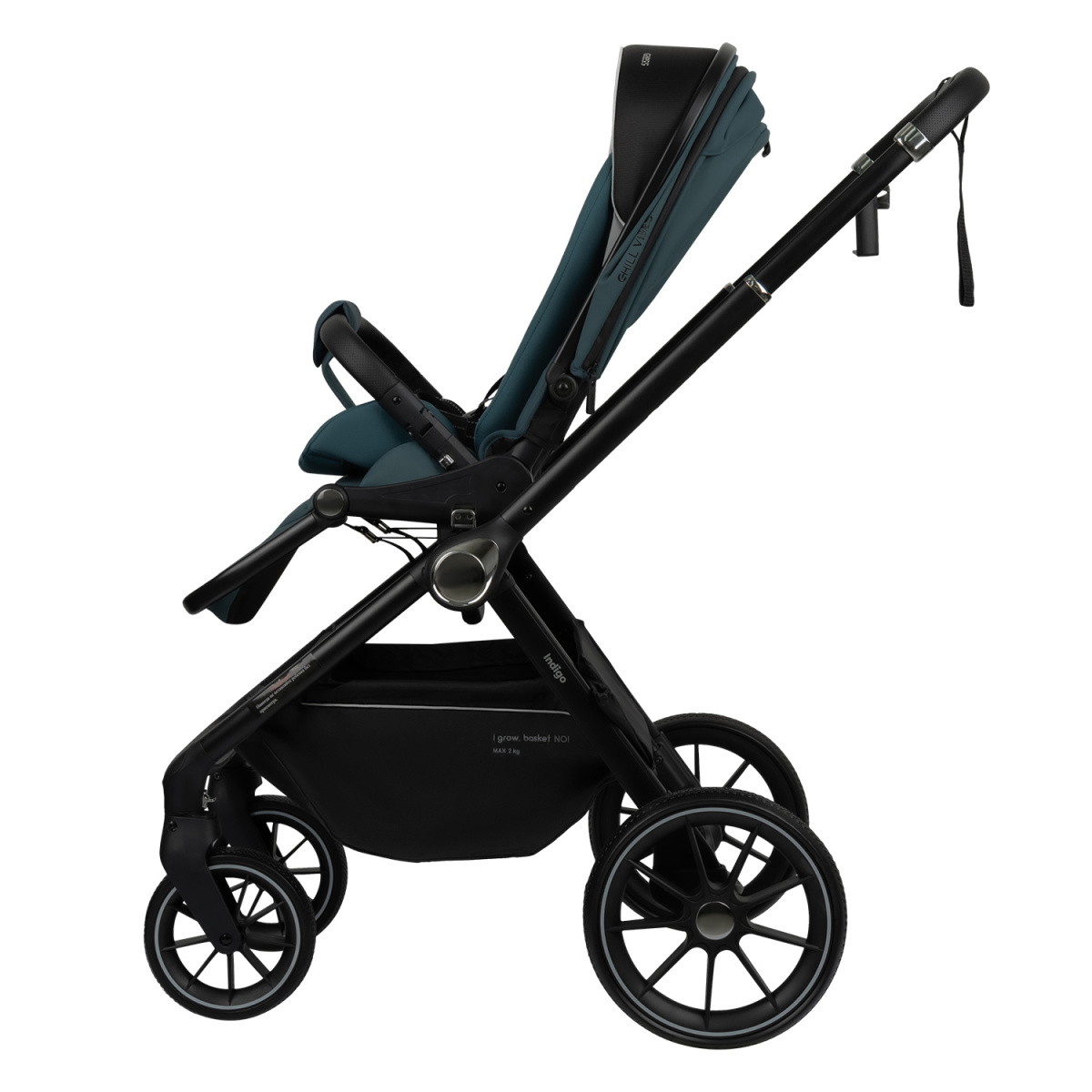 Коляска прогулочная Indigo GLOSS зелёный