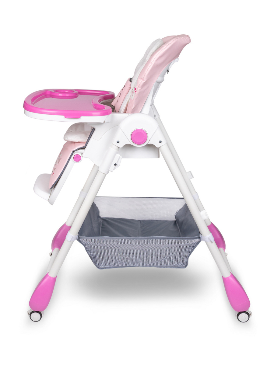 Стульчик для кормления Sevillababy Zoo Pink, розовый, зайчик