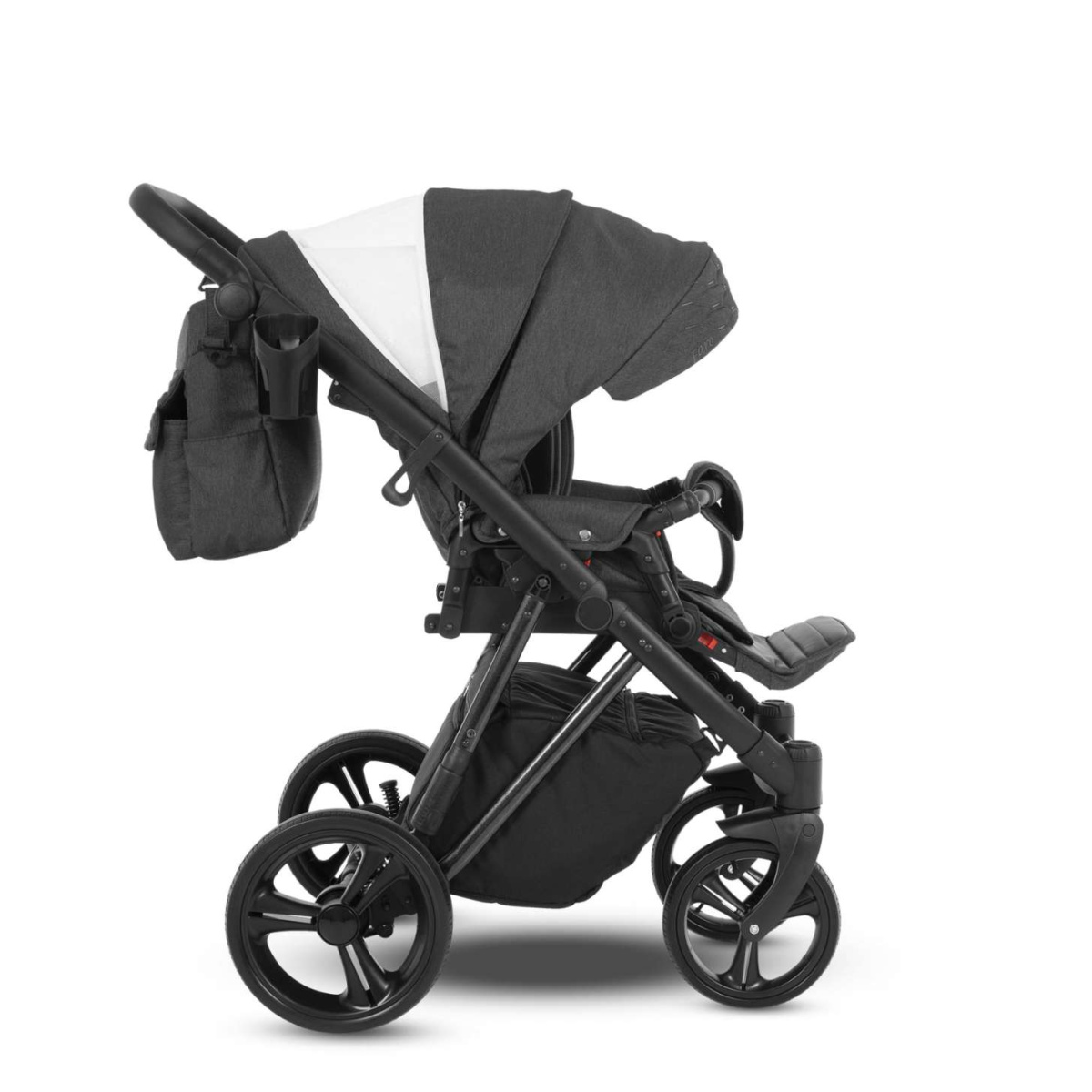 Коляска Camarelo Faro 2 в 1 темно-серый меланж