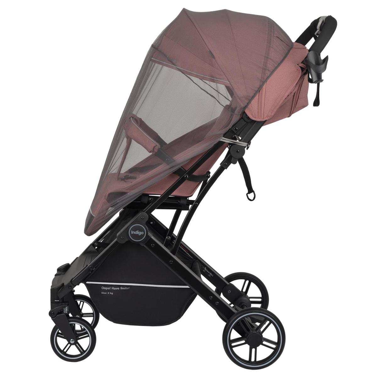 Коляска прогулочная Indigo TRIP розовый