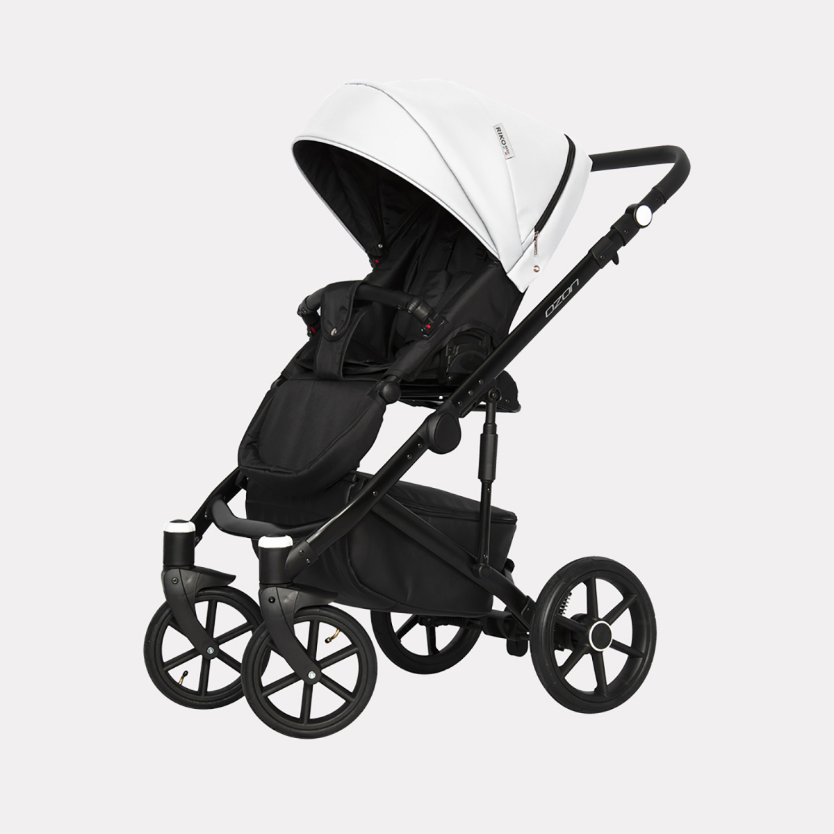 Коляска 3 в 1 Riko Basic Ozon, 07 белый